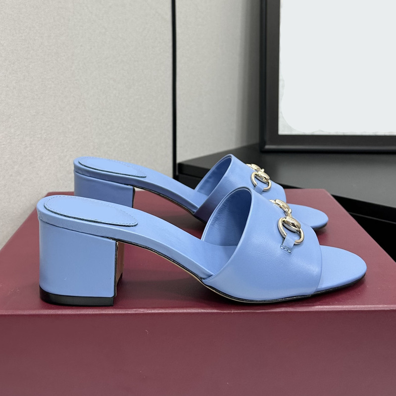2026 Summer New Simple Style Mules for Women, Buckle Round-Toe High Heels, Versatile Slip-On Half Slippers 2026 Summer New Simple Style Mules for Women, Buckle Round-Toe High Heels, Versatile Slip-On Half Slippers