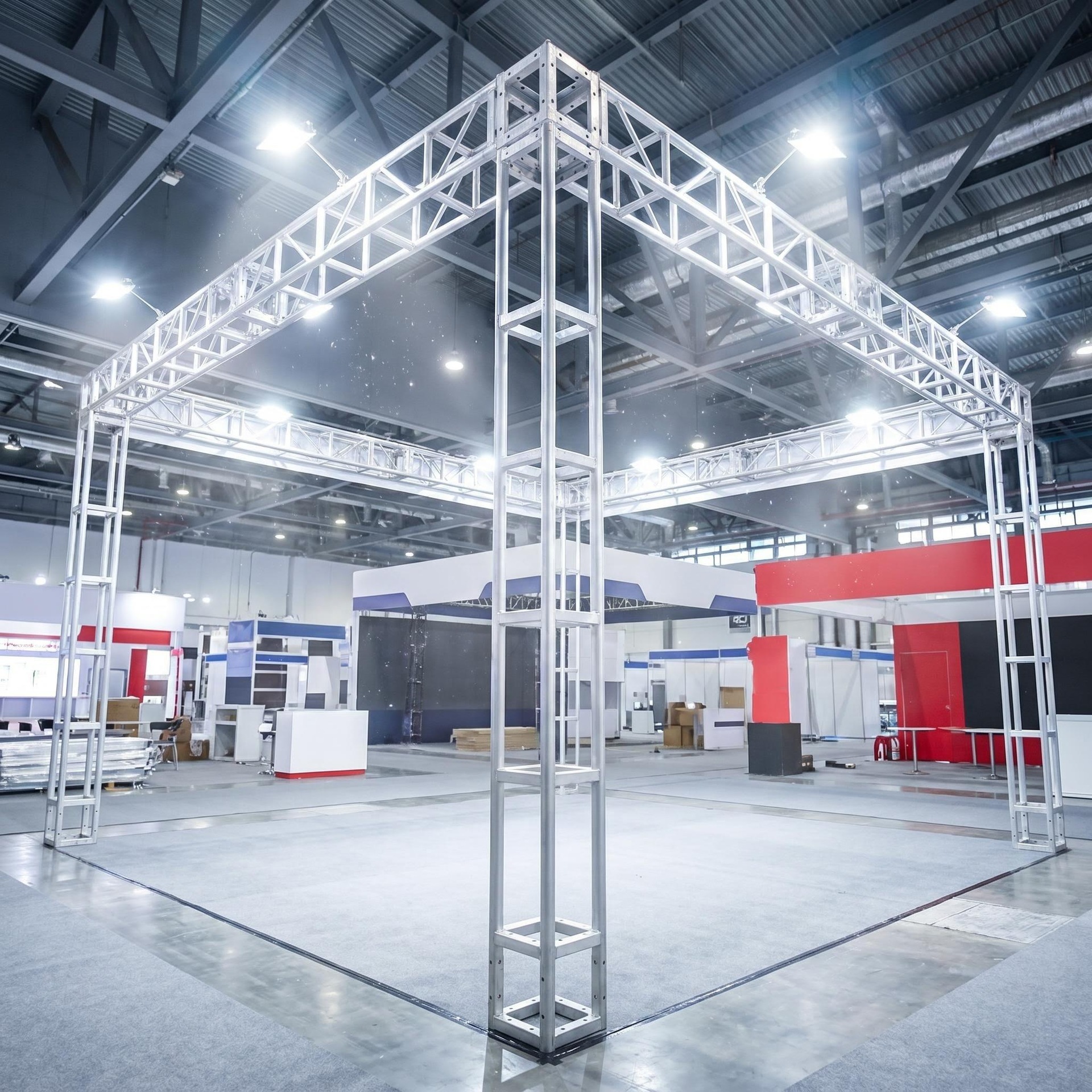 Shanghai Truss Booth Construction Event Backdrop Installation Service, Spray-Painted Sign-In Display, Photo Wall, Photo Board