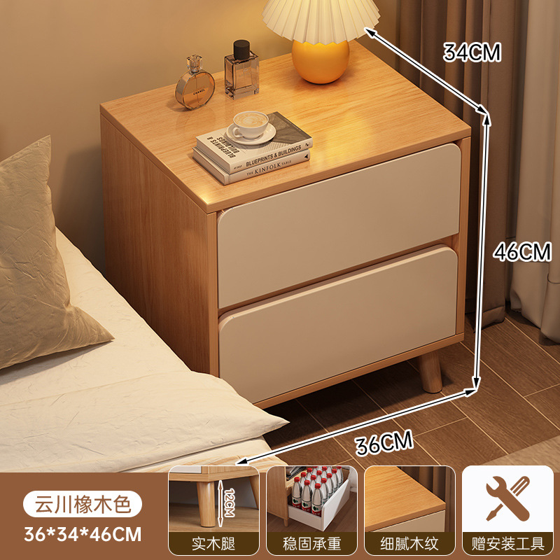 Mesa de cabezal de cama dormitorio doméstico nuevo nórdico cajón gabinete de cabecera de almacenamiento multicapa de gran capacidad de alquiler gabinete de habitación image 11