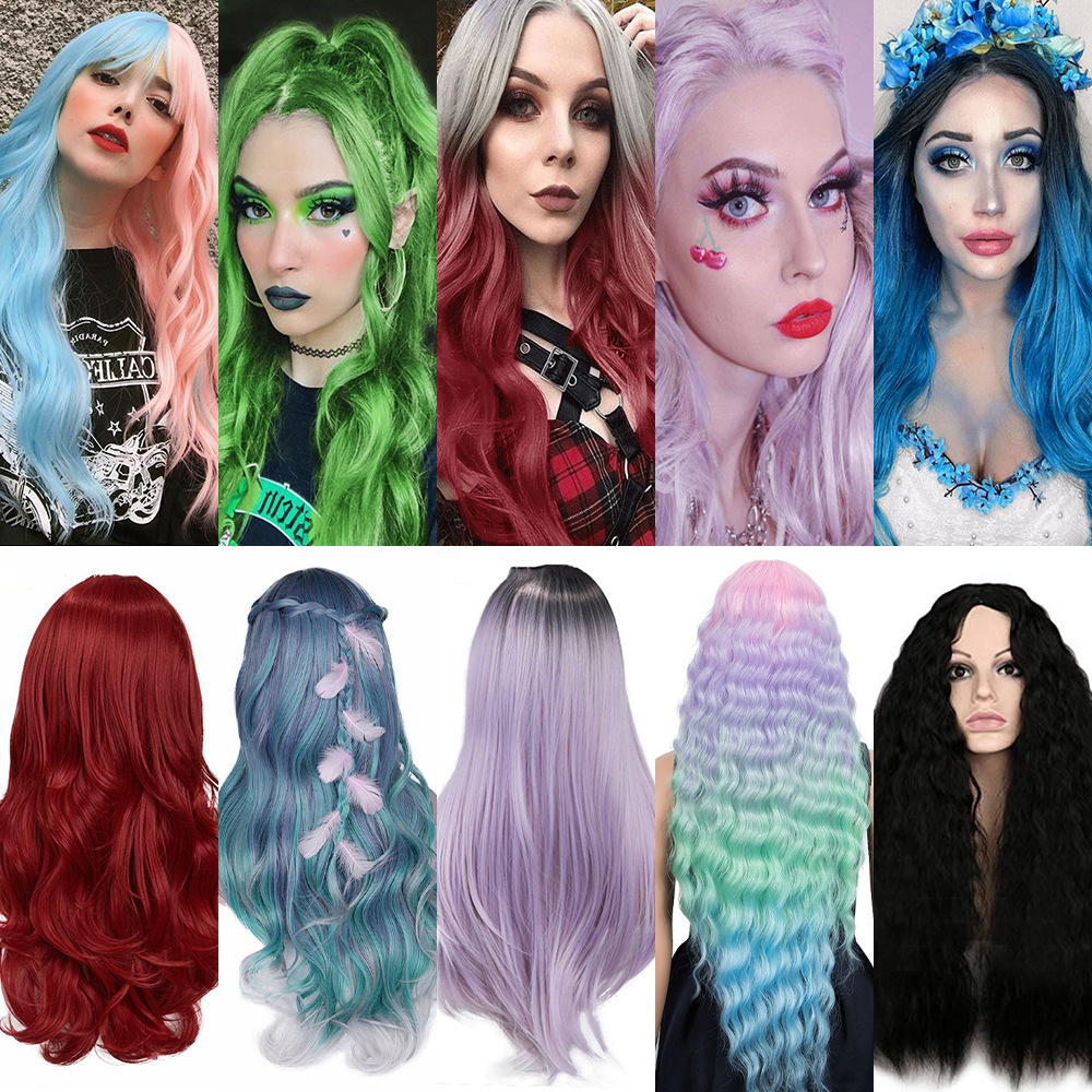 Vibrant Ombre Pink Wig