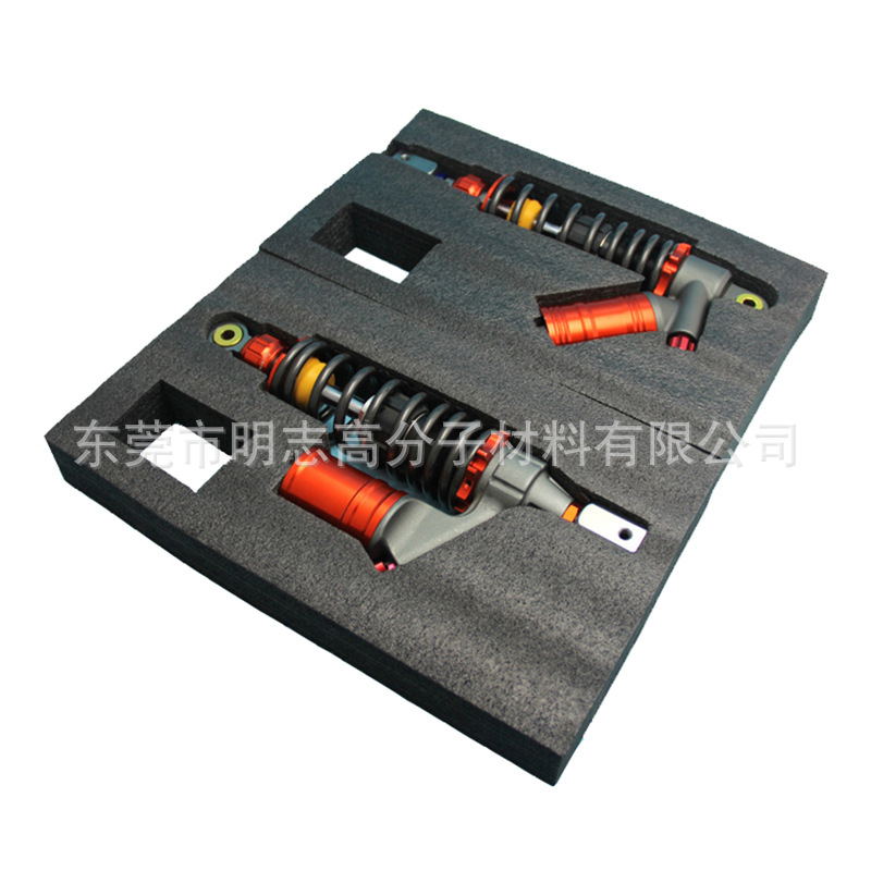 摩托车液压减震器珍珠棉包装内衬 液压避震器防静电EPE珍珠棉内托