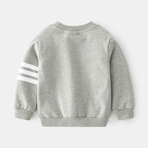 Boys Casual Tops  Spring and Autumn Children's Clothing Baby Sweater Striped Pullover Children's Sweatshirt One Piece Dropshipping