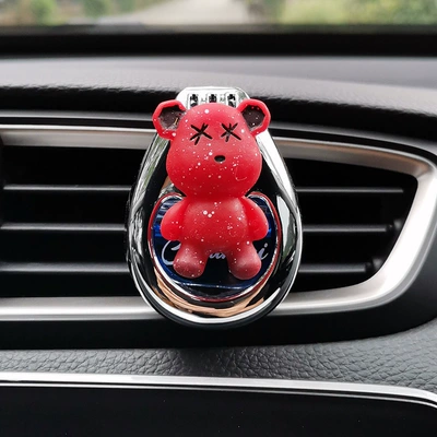 Car Perfume Aromatherapy, Car Aromatherapy Car Air Conditioning - ocean-flavor-red-violent-bear