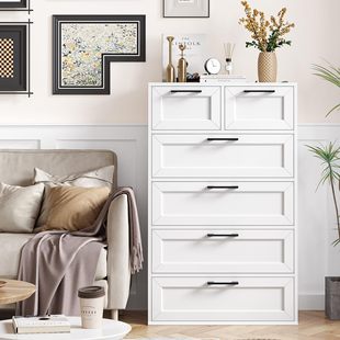 Source Manufacturer Six-Drawer Cabinet Wholesale Living Room Storage Cabinet Bedroom Storage Cabinet Storage Modern Simple Style