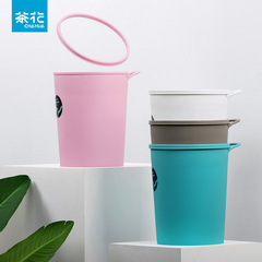 茶花圧輪ゴミ箱北欧風家庭用トイレ分類寝室現代シンプルプラスチックオフィス