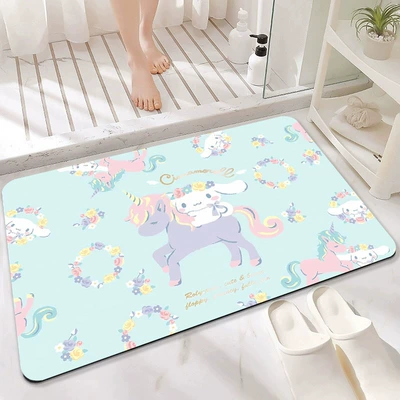 Floor Mat Cartoon Absorbent Bathroom | Avtomobil döşəmə paspasları