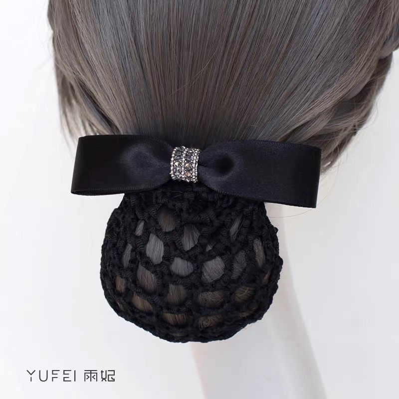 Hairpin Professional Head Flower Stewardess Nurse Net Bag Bank Work Waiter Hospital Work Hair Net Hotel Hair Net
