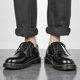 Autumn 2025 New Low-top Big-head Black Tooling Martin Boots Men's Shoes All-match British-style Casual Leather Shoes
