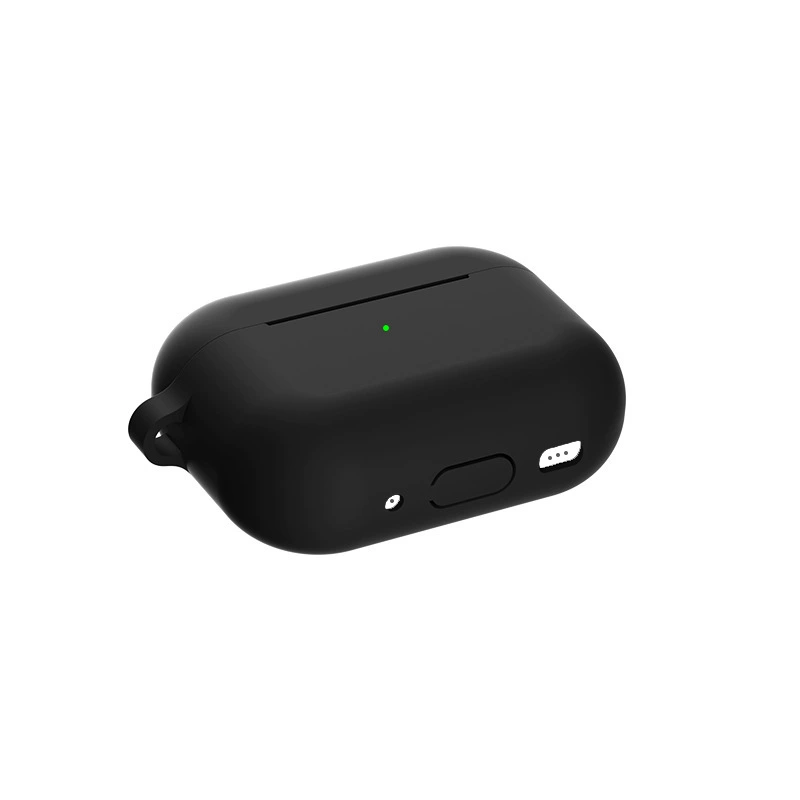 Силиконовый защитный чехол для Apple AirPods Pro 2, 2 мм, варианты мультицвета и металлической пряжки