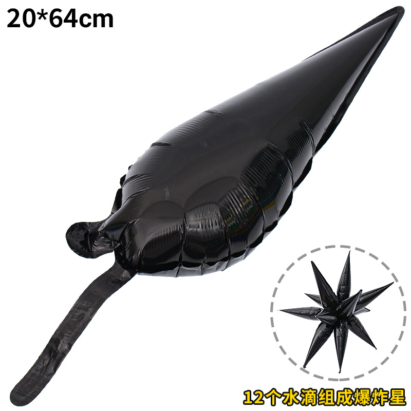 4D señaló estrella de seis puntas explosión bola erizo de mar modelado Decoración