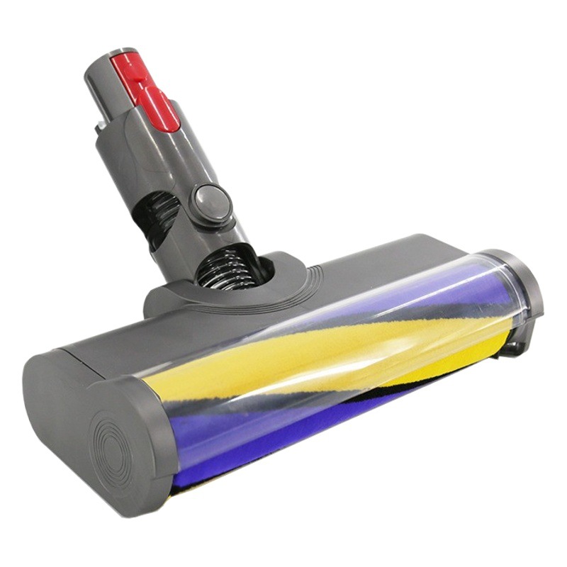 Aplicable a Dyson aspiradora eléctrica LED polvo pantalla lámpara piso cepillo V7V8V10V11 láser suave terciopelo cabeza de succión
