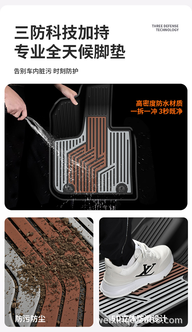 Suitable for the New Lynk & Co 03 06 08 900 10Em-P Z20 Special Car Model, Colorful Tpe Car Floor Mats