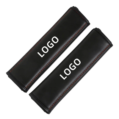 Car Seat Belt Shoulder Pad Leather Safety Belt Protector Anti-Neck Strangulation Soft Anti-Abrasion Clothing Universal Interior Accessory (Seat belt shoulder pad) - double-line-shoulder-pads-remarks-for-ordering-other-models