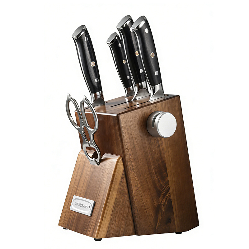 Cuchillo de cocina de dos caballos de fuerza, conjunto de siete piezas, cuchillo de cocina especial para cocinero, cuchillo de corte, cuchillo de corte, cuchillo de corte