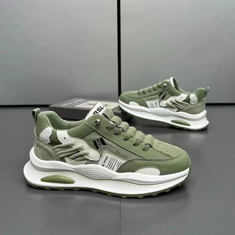 Spring Men's Shoes 2026 Hot-Selling Breathable Dad Shoes Comfortable Thick-Soled Height-Increasing Casual Sneakers for Men