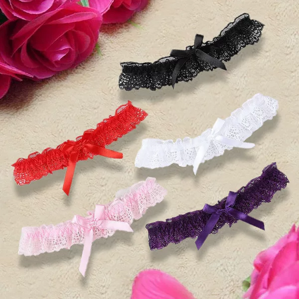 Dream New Lace Princess Style Thigh Ring Garter Accessories Neck Ring Leg Cover Bridal Wedding Dress Leg Flower