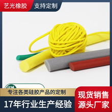 厂家直销硅胶发泡挤出条圆形硅胶密封条白色发泡硅胶条柔软低密度