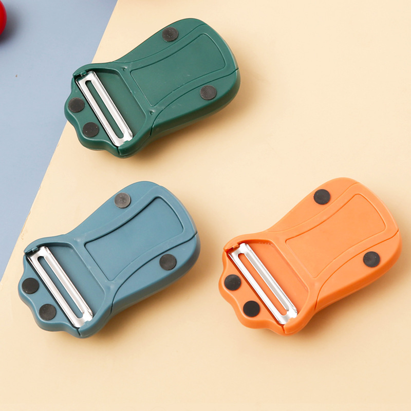 2 - en - 1 afilador de garras de gato de piedra creativo de corte multifuncional afilador de cuchillos base antideslizante gadget de cocina