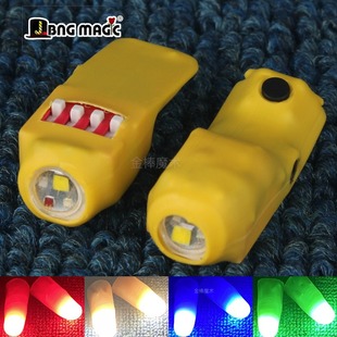 Light Energy Dancing Professional Rechargeable Finger Light Super Bright Thumb Light Stage Magic Props Bar