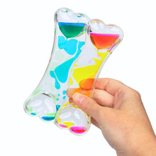 创意新奇四色彩色心形油漏油滴减压无聊桌面工艺摆件儿童玩具礼物