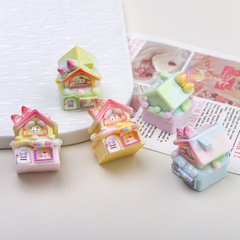 漫画 diy 樹脂アクセサリージュエリー二層ハウスクリーム接着剤ヘアピン携帯電話ケース靴バックルキーホルダーペンダント