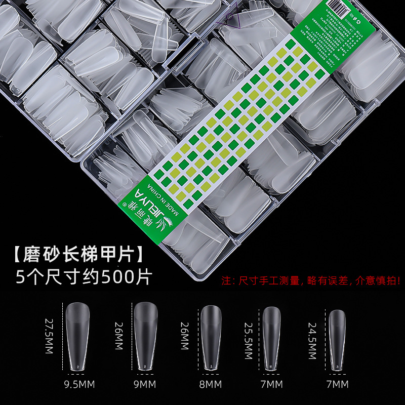 Paquete de 500 Piezas Escalera Larga (Acabado Mate) - 5 Tamaños