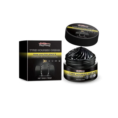Rayhong Car Tire Retreading Wax Long-Lasting Protection Anti-Fouling Tire Aging Dust Polishing Wheel Retreading Wax (Car wax) - 50g