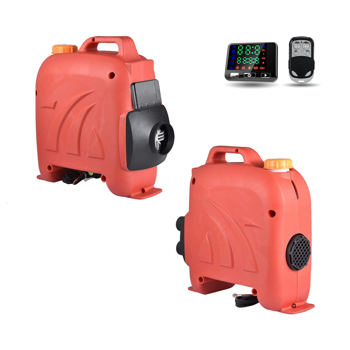 12V/24V 5KW 驻车燃油空气加热器一体式驻车暖风机