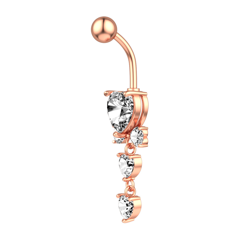 Bauchnabelpiercing Mit Stern Und Zirkon Bauchnabelschmuck_voghion.com