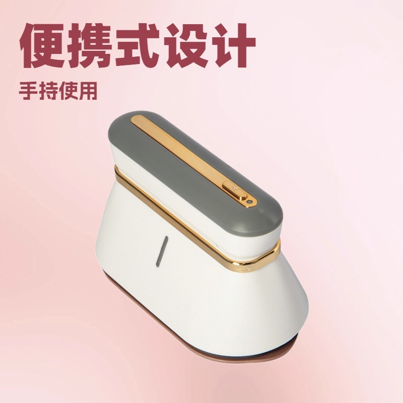 White Promotional Model - Mini Household Iron, Small Electric Iron, Portable Travel Steam Ironing Machine, Cross-Border Product