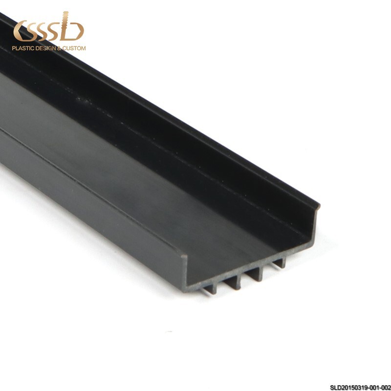 Customized ABS extrusion profile plastic air outlet accessories with plastic Louver cinema chair accessories