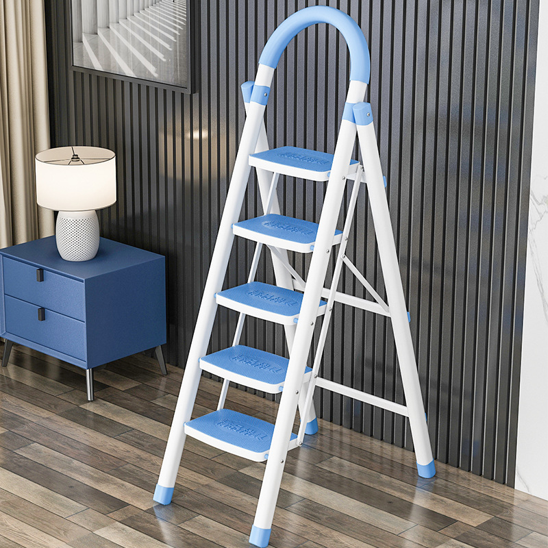 Factory Wholesale Korean Version Thick Stair Ladder Household Folding Indoor Multi-purpose A-Frame Stair Safety High Portable Staircase