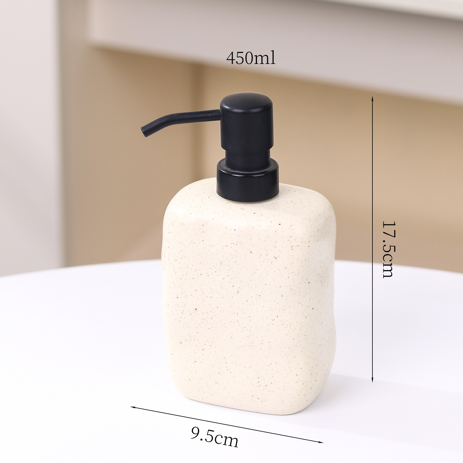 Botella de desinfectante de manos de hotel cerámica prensada botella de champú de baño enjuague bucal conjunto de artículos para el hogar