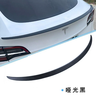 Fixed wind wing – Modified Decorative Accessories - refreshed-model-3-matte-black-rear-spoiler-24-years-later