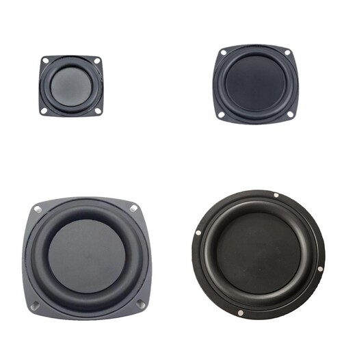 New product 2-inch 3-inch 4-inch 6.5-inch 8-inch square and round diaphragm bass radiators speaker bass vibration diaphragm