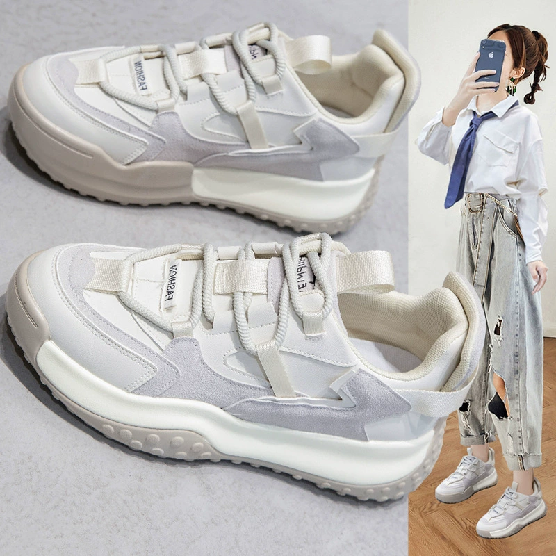 Обувь Forrest Gump, женская обувь на толстой подошве, увеличивающая рост, женская обувь небольшого размера 313233, легкие 34, удобные кроссовки больших размеров 41-43, женские