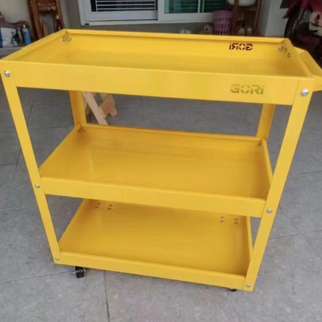 三层工具车汽修维修手推车加厚多功能车间零件移动修车架子工具车