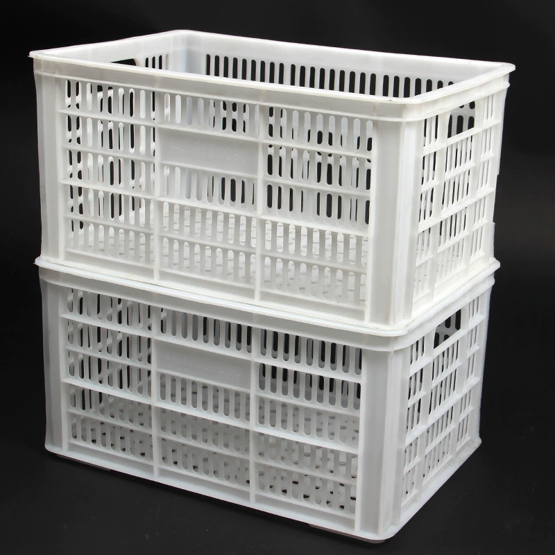 Бесплатная доставка, большая пластиковая рамка, корзина для оборота, прямоугольная утолщенная коробка для овощей и фруктов, транспортная корзина для яиц, корзина для хранения