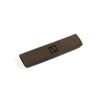 belt protective breathable shoulder – Seat belt shoulder pad - mocha-brown-punching-215cm-1-piece