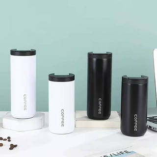 哇噢定制304不锈钢咖啡杯保温杯办公礼品商务直饮杯水杯印制logo
