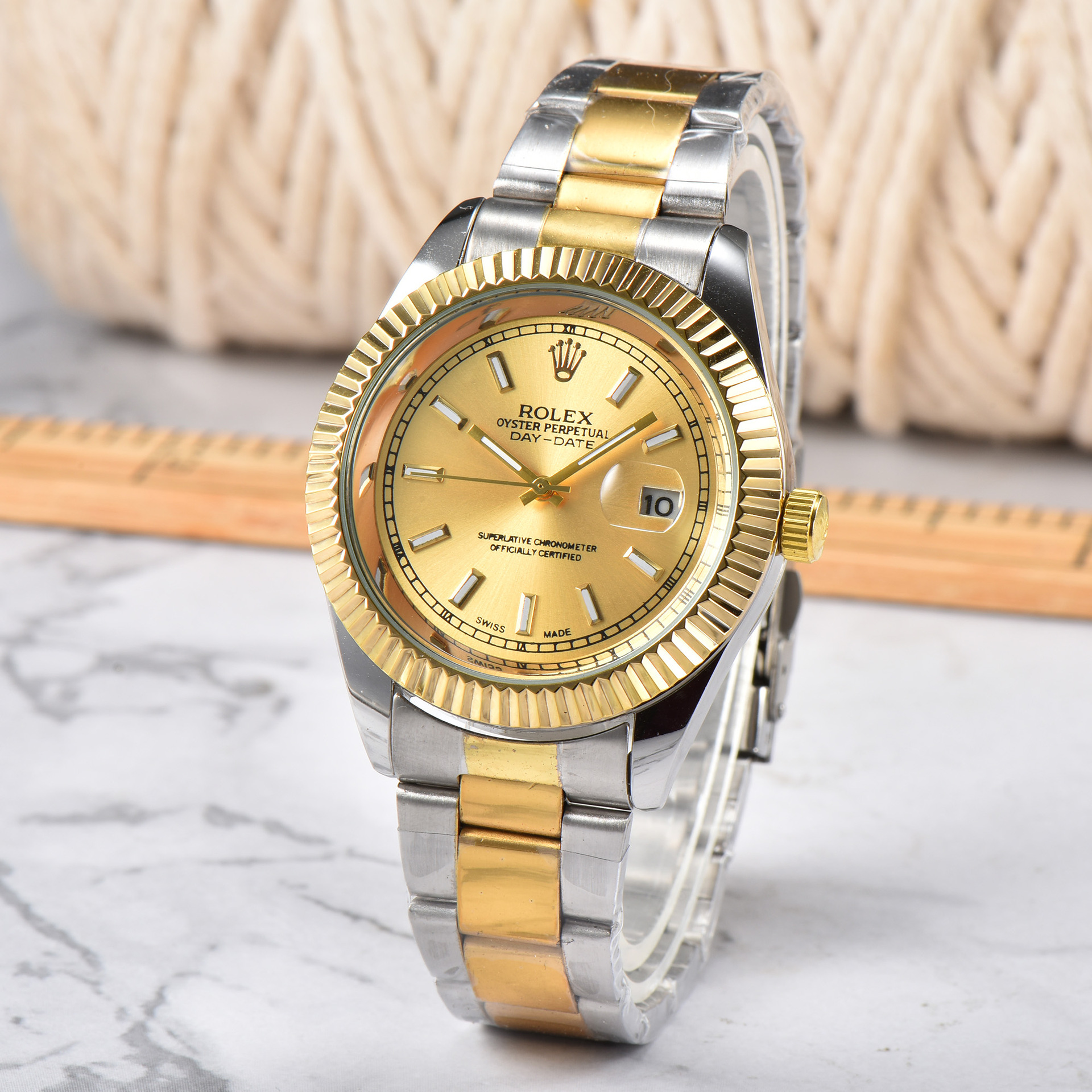 Rolex Datejust Quartz Watch Cross-Border Manufacturer Wholesale Quartz Watch