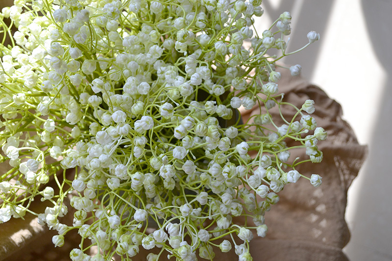  fake flower bouquets with baby's breath and bouquets wedding floral home photography props_voghion.com