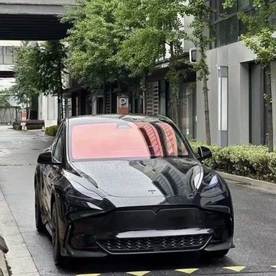 Manufacturer Wholesale Imperial Purple Ghost Rose Dazzling Front Windshield Film Car Window Sun Protection Film Heat Insulation Film Car Solar Film (Automotive Film) - zero-cut-10m-rose-ghost-front-file