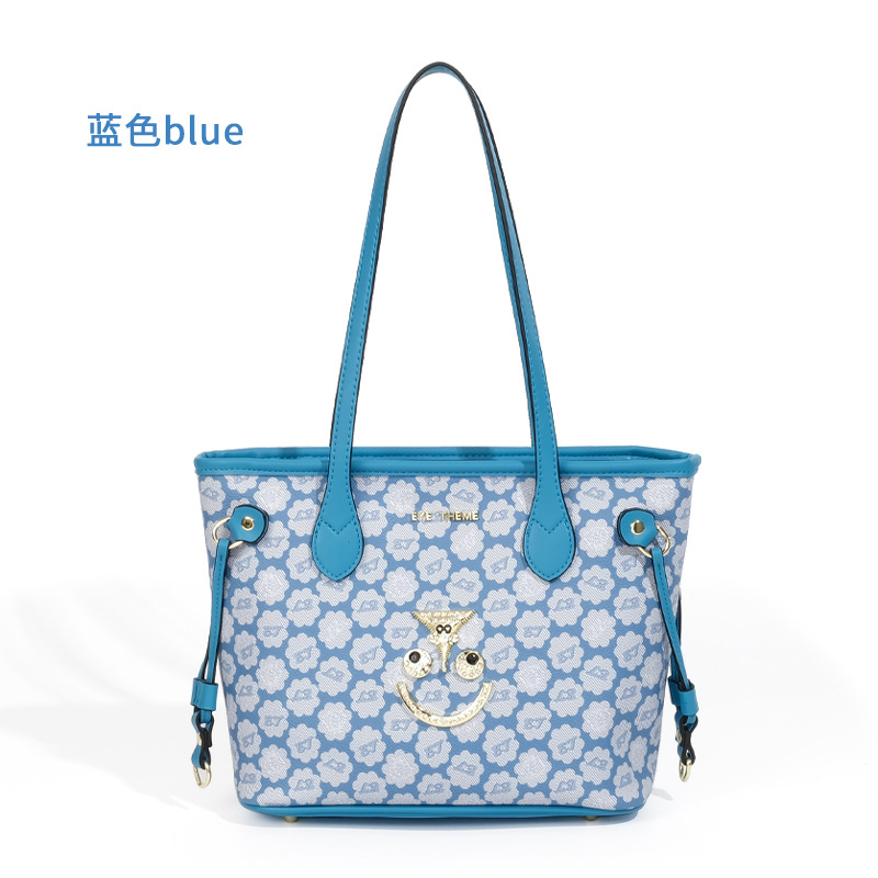 Casual impresión suave bolsas personales viejas bolsas de hombro de estilo europeo y americano bolsas de brazo de color materna 2570 #