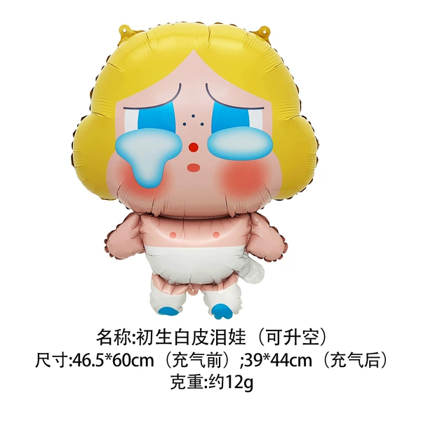 Newborn white-skinned baby