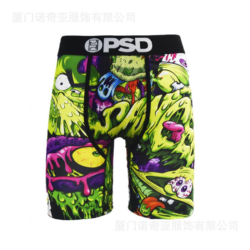 Psd Autumn New P142 Cross-Border Exclusive for Amazon Independent Station Popular Fashion Men's Underwear Print