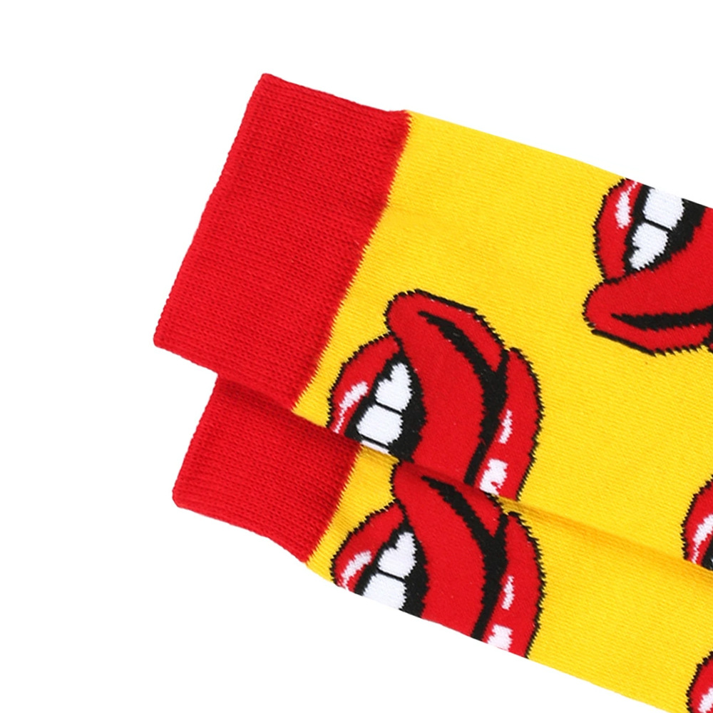 60g Weight Socks Classification Socks Lingerie Type Cotton Fabric Type Stretchy Elasticity A Pair Quantity Daily Occasion Comfort Function Valentine'S Day Festival Lips, Heart Shape Pattern All Seasons Season Unisex Gender Simple Style Style Simple Style Unisex Lips Heart Shape Cotton Crew Socks A Pair 22