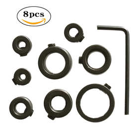 钻头限位环3mm-16mm套装木工螺丝夹紧器钻头定位圈调节配件限位圈