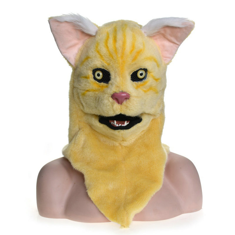 Máscara de cabeza de animal de cara completa Lobo Oso conejo León leopardo fotografía bola rendimiento máscara de película fabricante