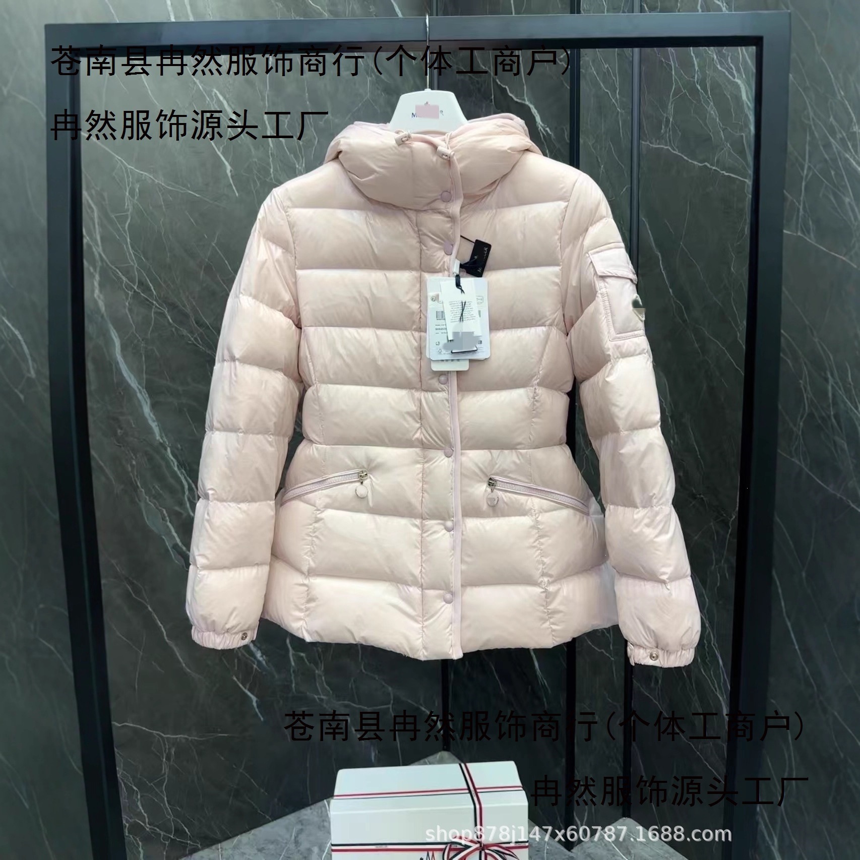 秋冬蒙口束腰短款小蛮腰一代羽绒服M家显瘦百搭女士保暖外套高版